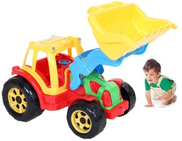 Traktor z Ładowarką Zabawka dla Dziecka 51cm