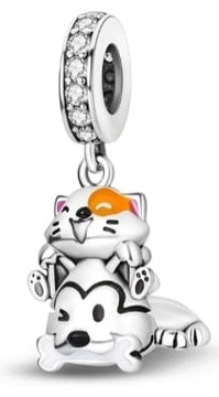 MD charms zawieszka wisiorek kot pies | S925