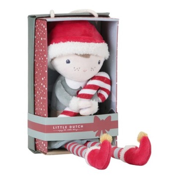 LALKA ŚWIĄTECZNA CHŁOPIEC JIM XMAS 35 CM LITTLE DUTCH