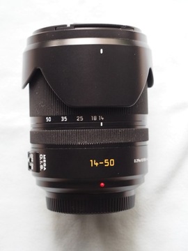 Leica D Vario-Elmar 14–50 мм 1:3,8–5,6 ASPH Переходник Mega OIS+ 4/3--m.4/3
