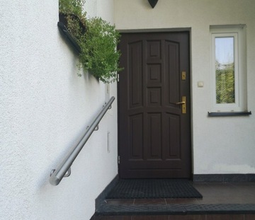 НАСТЕННЫЕ ПЕРИЛА ИЗ НЕРЖАВЕЮЩЕЙ 200 см SATIN INOX 42.4 СЕРТИФИКАТ ЛЕСТНИЦЫ