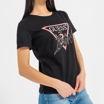 Guess t-shirt koszulka damska czarna W3GI46I3Z14-JBLK M