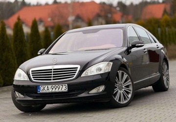 Mercedes Klasa S W221 Limuzyna 3.0 V6 (320 CDI) 235KM 2008 Mercedes-Benz Klasa S 3.0 D235 KM SALON POLSKA 4-Matic Long Dociagi 3.0