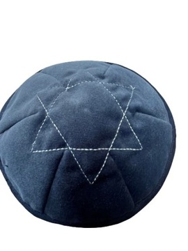Jarmułka z haftem Gwiazda Dawida Kipa Judaica