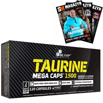 OLIMP TAURINE MC 1500 120KAPS TAURYNA NA ZMĘCZENIE