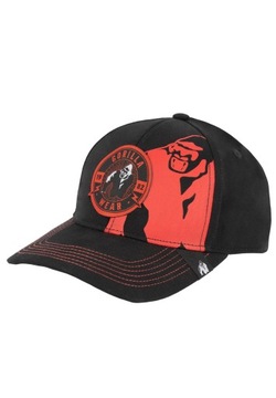 CZAPKA Z DASZKIEM SPORTOWA Z RZEPEM NA SIŁOWNIE GORILLA WEAR REGULOWANA
