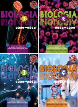 Biologia Tom 1-4 Zbiór zadań 2002-2022 Witowski