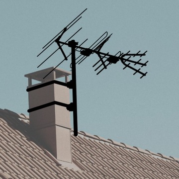 ЗАЖИМ ДЛЯ ДЫМОХОДА 7м + МАЧТА 1,5м, алюминий 1,5мм