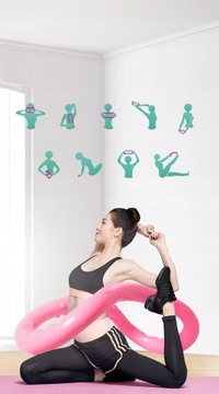 OBRĘCZ DO JOGI koło do ćwiczeń YOGA PIERŚCIEŃ