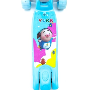 ТРЕХКОЛЕСНЫЙ БАЛАНСИРОВАННЫЙ СКУТЕР, 3 КОЛЕСА, СВЕТОДИОДНЫЙ, СКЛАДНОЙ