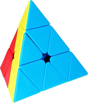 НАБОР ОРИГИНАЛЬНАЯ обучающая серия Pyraminx CUBE + ПОДСТАВКА RUBIX