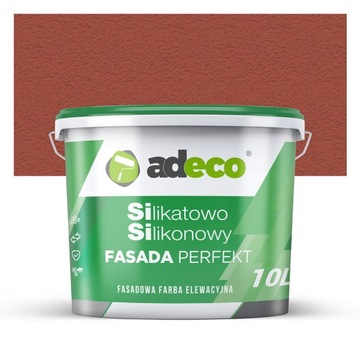 Farba Elewacja Silikatowo Silikonowa fasada kolor 3-3-6 CEGŁA 10l