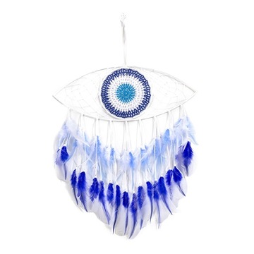 EVIL EYE WISZĄCE PIÓRO WISZĄCE DEKORACJA DOMU