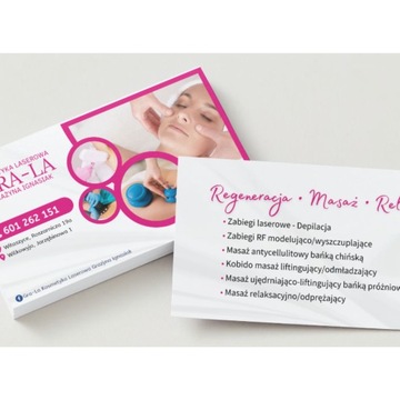 Wizytówka Druk 250 szt. + Projekt Graficzny