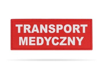 WIDOCZNY EMBLEMAT TRANSPORT MEDYCZNY 13x5 ODBLASK