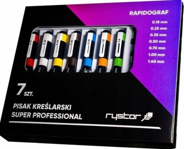 Rapitogr. RYSTOR kpl.7 szt.