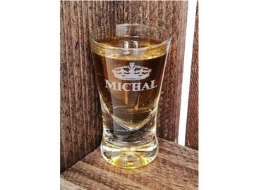 Бокал для водки с гравировкой «Свидетели жениха и невесты»