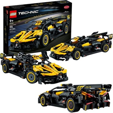 LEGO TECHNIC BUGATTI БОЛИД АВТОМОБИЛЬ 905 БЛОКИ 9+