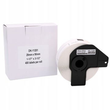 Etykiety naklejki do Brother QL 90x29mm DK-11201