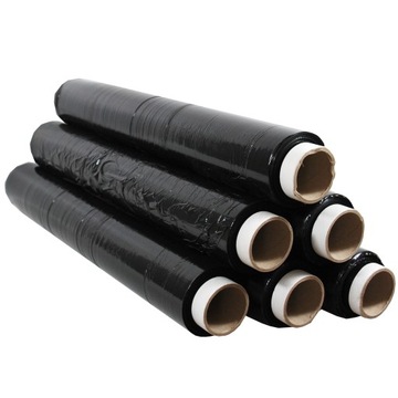 FOLIA STRETCH STRECZ CZARNY CZARNA 1,3 KG 6 ROLEK