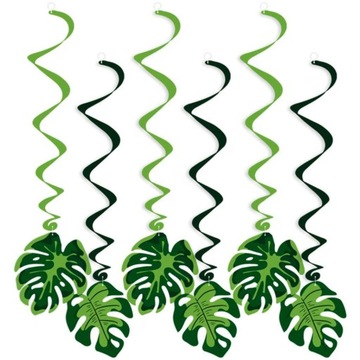 DEKORACJA wisząca ŚWIDERKI liście MONSTERY aloha6