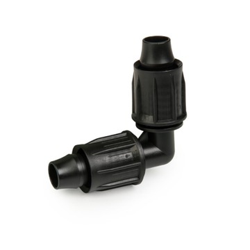 Kolano do łączeni rur drip 16mm QJ NAWADNIANIE