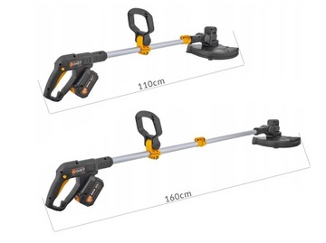 PODKASZARKA AKUMULATOROWA KOSA OGRODOWA WYKASZARKA 2XAKU MP0417 Majster PL