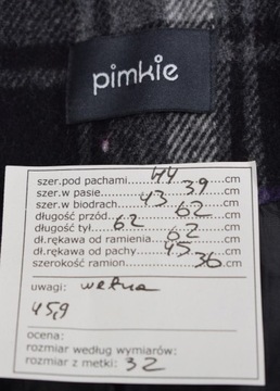 P4 PŁASZCZ DAMSKI PIMKIE 32