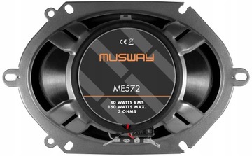 Musway ME572 głośniki 5x7 cala RMS 80 Wat 3 Ohm