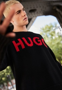 Sweter oversize logo Hugo Boss M