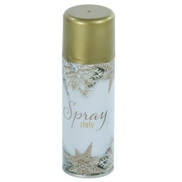 Złoty ozdobny spray 250 ml do dekoracji kompozycji