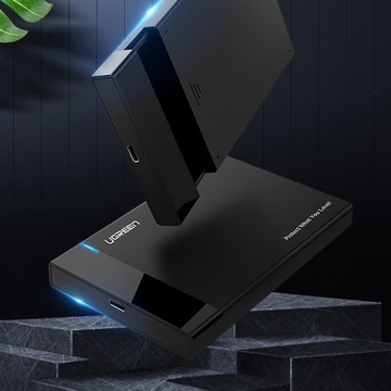 ВНЕШНИЙ КОРПУС ДЛЯ 2,5-дюймового HDD/SSD-НАКОПИТЕЛЯ UGREEN