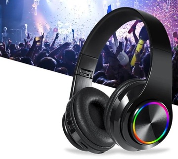 БЕСПРОВОДНЫЕ НАКЛОННЫЕ НАУШНИКИ BLUETOOTH MP3 МИКРОФОН РАДИО