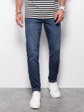 Spodnie męskie jeansowe ciemnoniebie. V4 P0102 XL