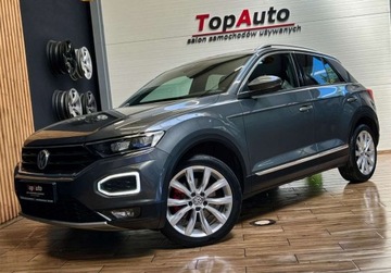 Volkswagen T-Roc I SUV 1.5 TSI ACT 150KM 2018 Volkswagen T-Roc 1.5 TSI 150 KM bezwypadkowy PANORAMA VIRTUAL FULL LED
