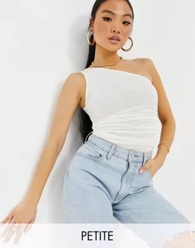 ЖЕНСКОЕ БОДИ MISSGUIDED PETITE, КРЕМОВЫЙ, 34 1ARL