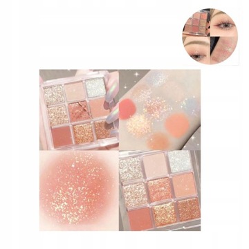 PALETA CIENI ZESTAW DO MAKIJAŻU POWIEK MAKEUP