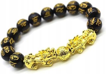 Feng Shui amulet bransoletka Pi Xiu charm mantra