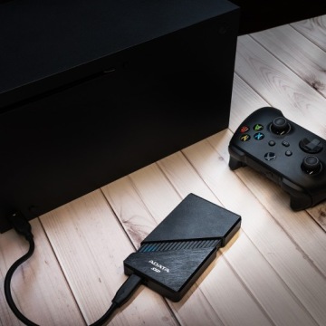 Внешний твердотельный накопитель ADATA SE920 4 ТБ, черный