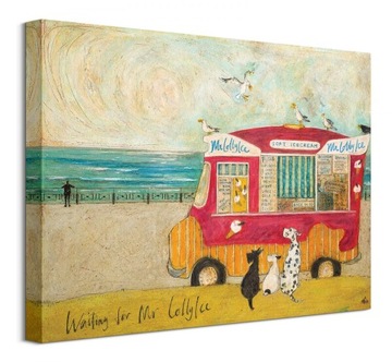 Sam Toft Budka z Lodami Obraz płótno 40x30 cm