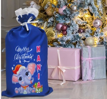 Мешок для ПОДАРКОВ под ёлку Имя Деда Мороза, большой