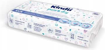 Chusteczki SUCHE Dla Dzieci KINDII PURE & DRY
