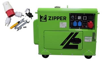 Generator Agregat Prądu AVR Diesel 6,5kW 230/400V
