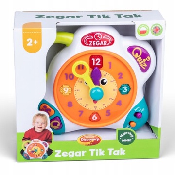 EDUKACYNJY ZEGAR PL TIK TAK UCZY DUMEL DISCOVERY