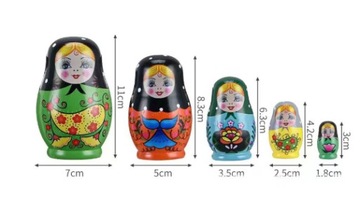 Матрешка Бабушка водное дно 5в1