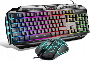 ZESTAW KLAWIATURA MYSZ GAMINGOWA MAGEGEE GK710 DE