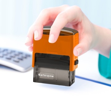 WAGRAF B3s ШТАМП ДЛЯ 6 СТРОК НАЗВАНИЕ КОМПАНИИ ОФИСНЫЙ ДИЗАЙН + ЛАСТИК