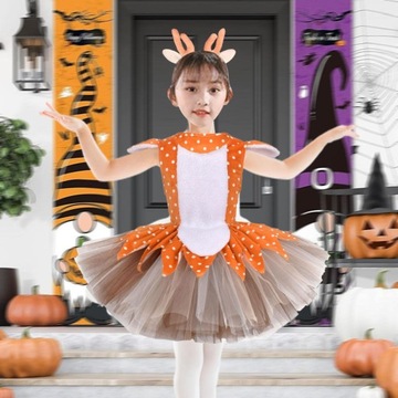 Костюм оленя, милый реквизит для косплея, забавные подарки, юбка с рогами 3 т