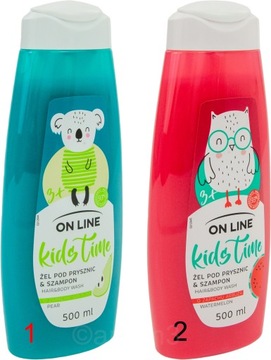 On Line Kids Time Шампунь и гель для душа 2в1
