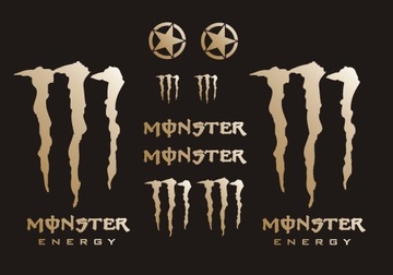 MONSTER PAZURY Naklejki Tuning 319 RÓŻNE KOLORY